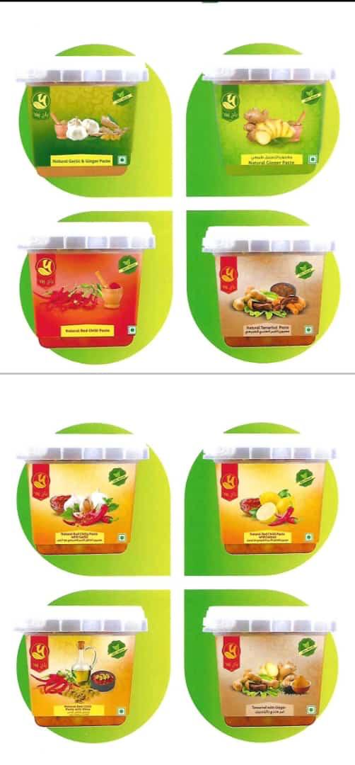 YAJ Spices packaging range
