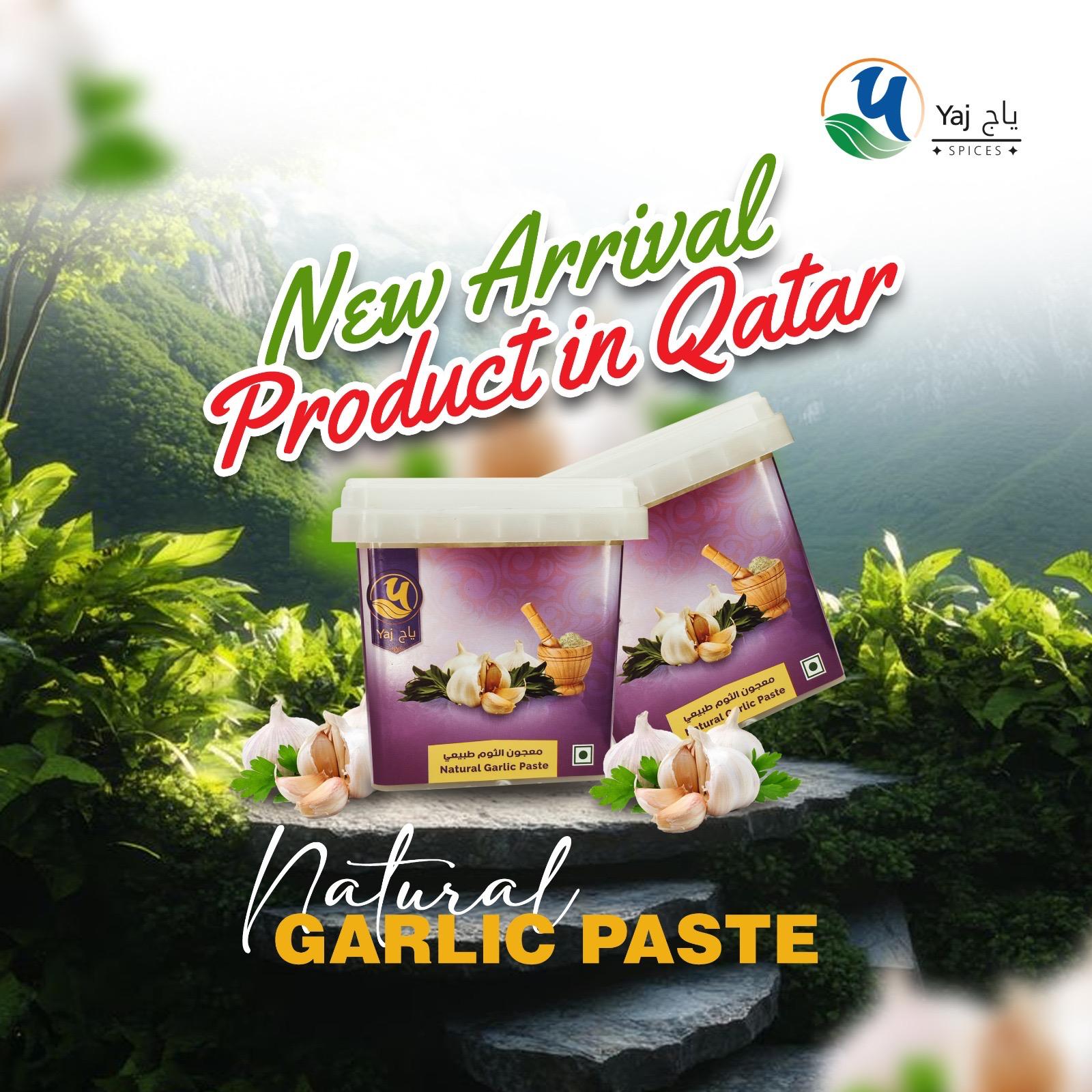YAJ natural garlic paste