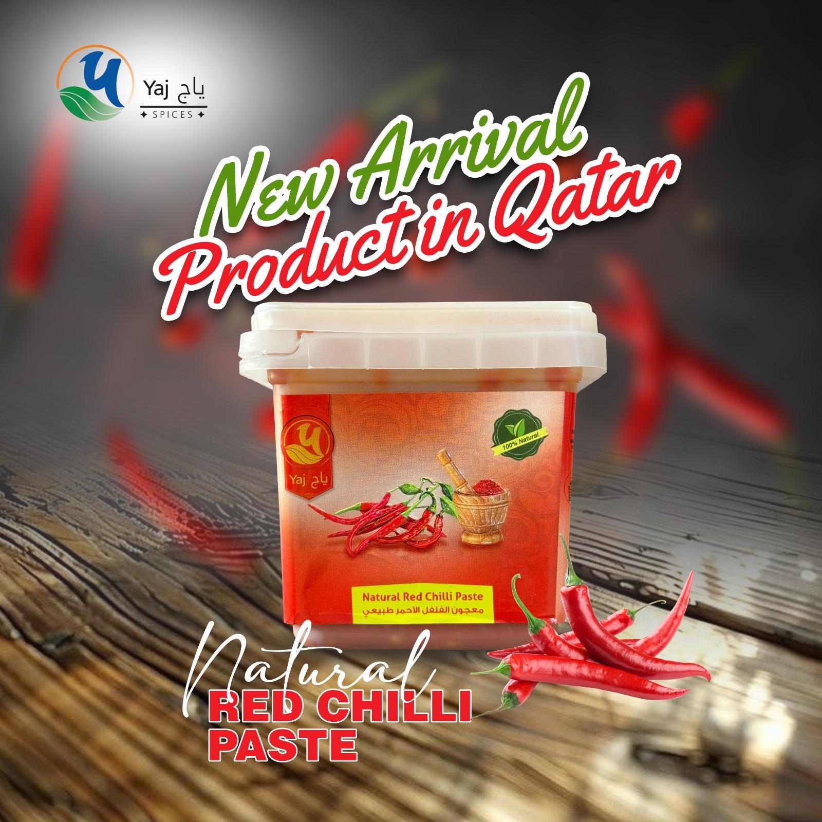 YAJ natural red chilli paste